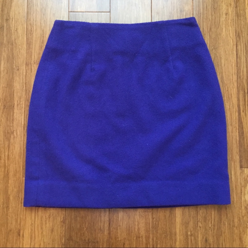 Nordstrom Brass Plum electric blue mini skirt